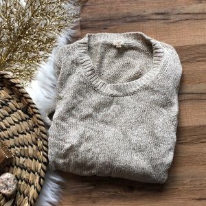 J. Crew Beige Crew Neck Sweater